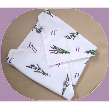 Levendulás vízhatlan újra szalvéta, szendvics csomagoló, Sandwich Lunch wrap 