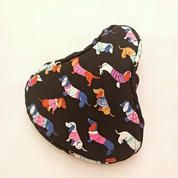 tacskósmintás kerékpár üléshuzat 